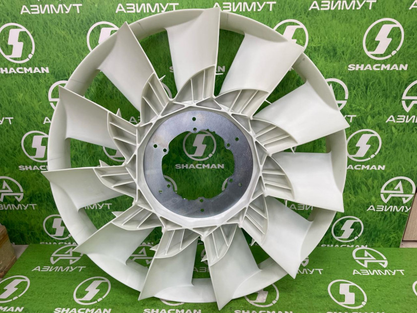 Крыльчатка вентилятора радиатора WEICHAI WP13.550E501 4 клапана 1006340508 (М) Крыльчатка вентилятора радиатора WEICHAI WP13.550E501 4 клапана 1006340508 (М)